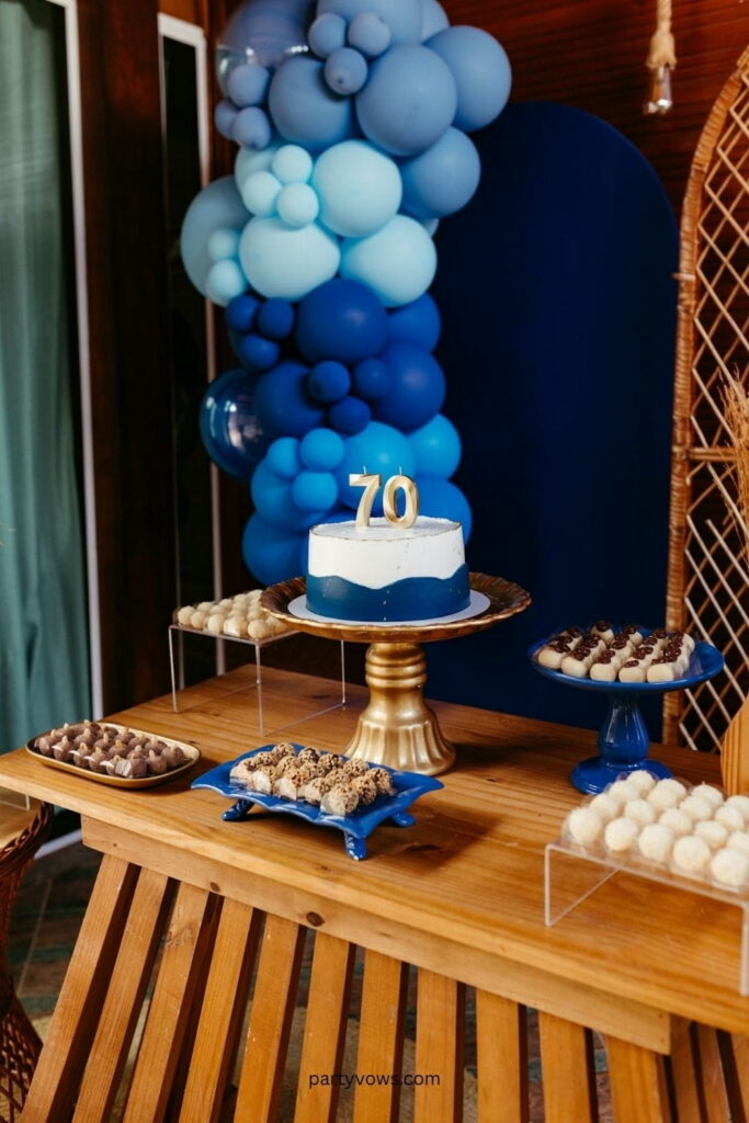 Minimal Birthday Table Decor