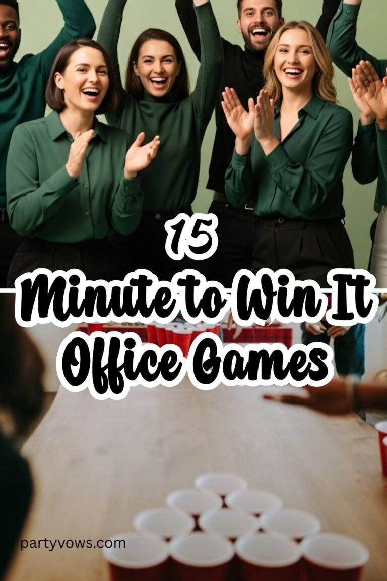 15 Minute to Win It Office Games