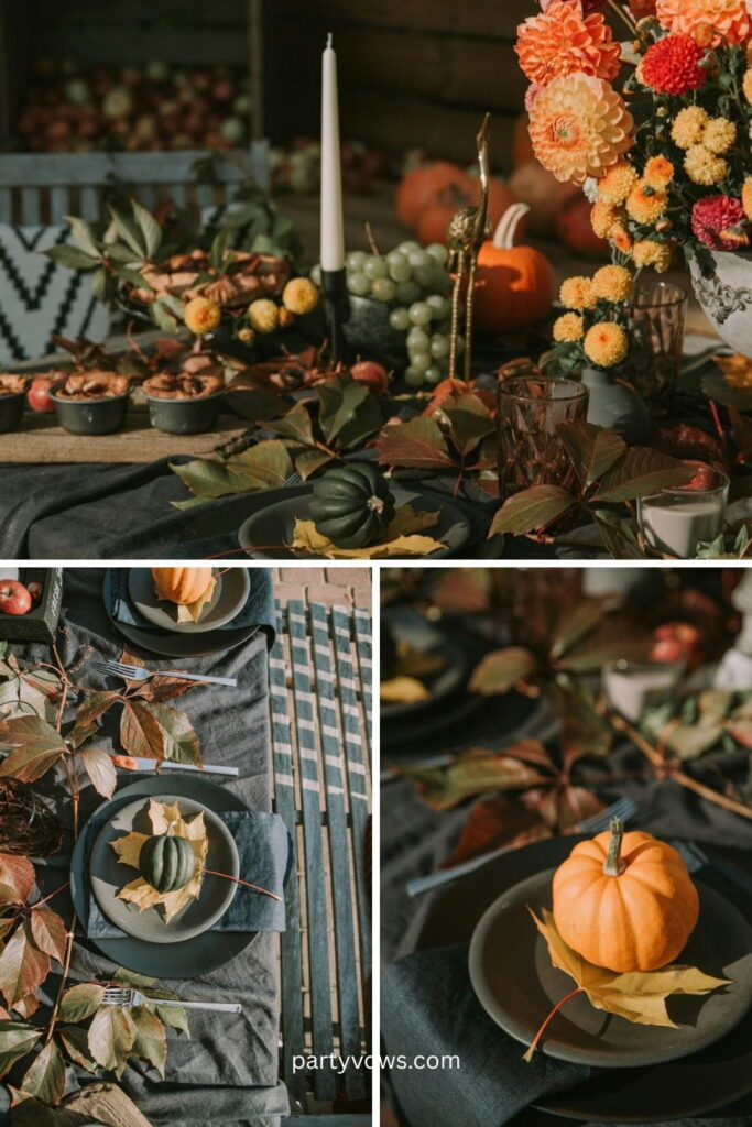 Moody Thanksgiving Tablescapes