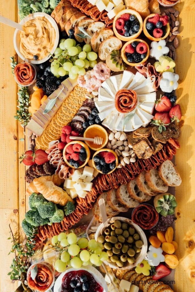 Salami Loaded Fall Charcuterie Board